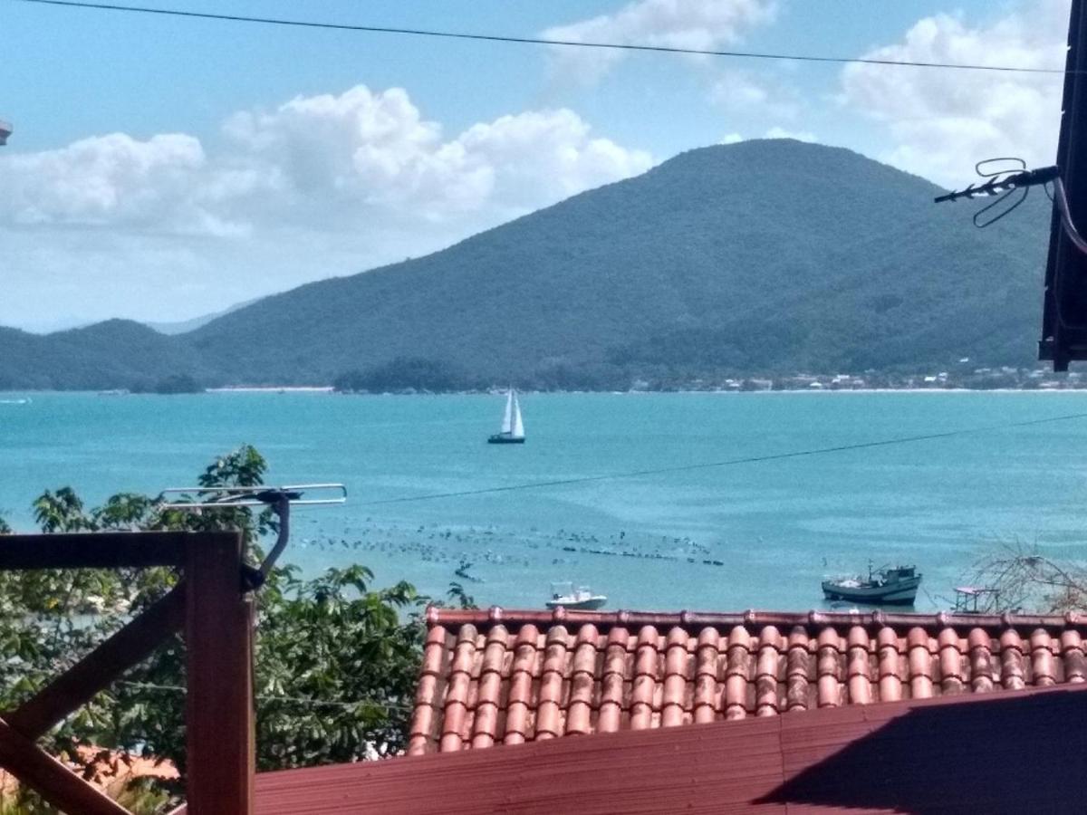 Sossego A 140 M Da Praia Com Vista Para O Mar Na Armacao Da Piedade Governador Celso Ramos Kültér fotó